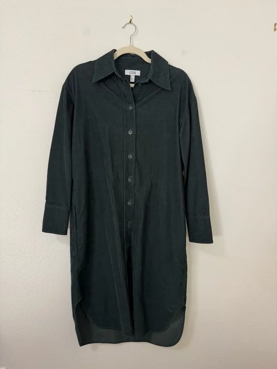 COS Corduroy Shirt Dress - Picture 4 of 7